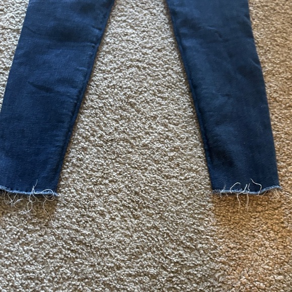 Hudson Jeans Classic Blue Ripped Skinny Denim Jeans Full length frayed hem - Picture 12 of 12